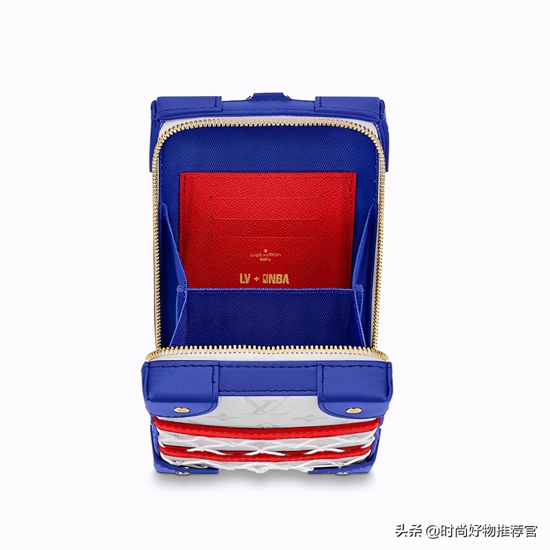 LV新包|NBA合作系列：篮网元素，红白蓝3色细节