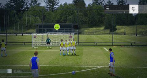 fifa足球世界任意球专项训练,fifa弧线球射门集锦