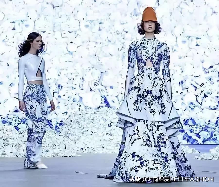 中国传统纹样“之”青花纹样