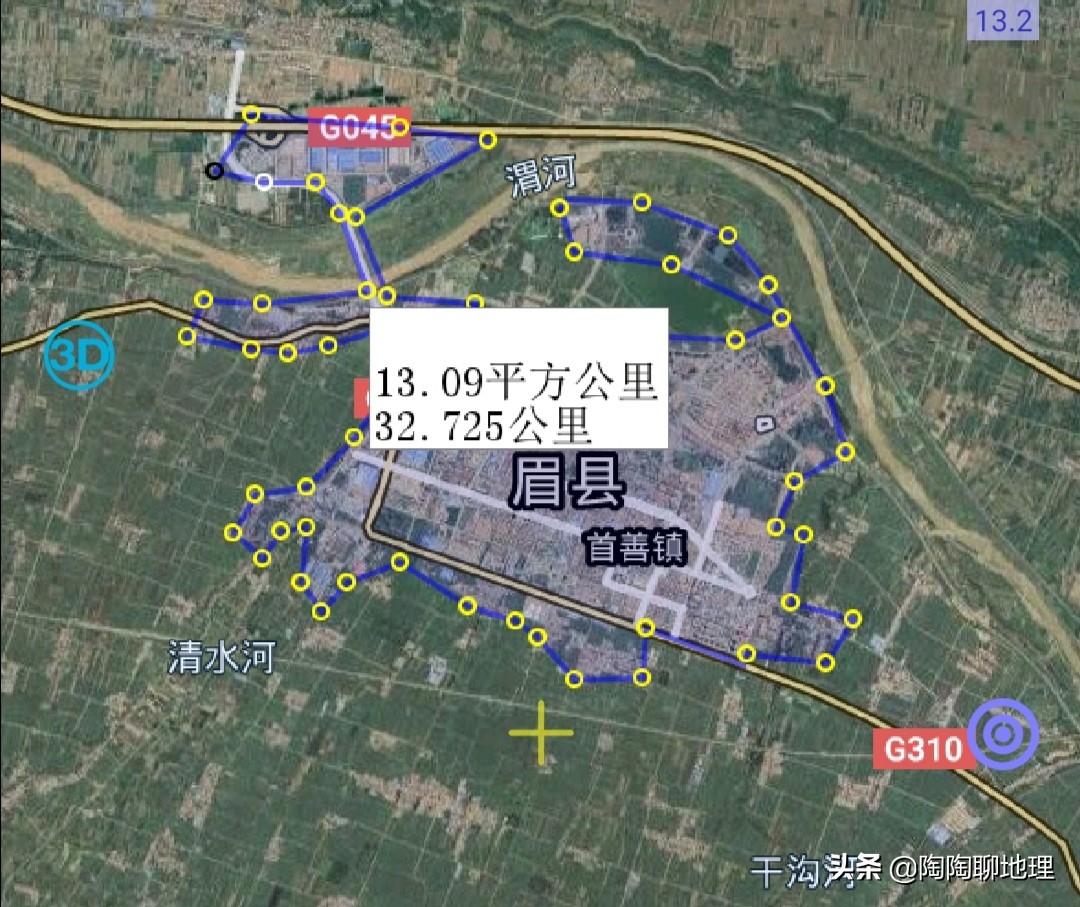 宝鸡市岐山县各镇分布图,宝鸡建成区面积多少平方公里