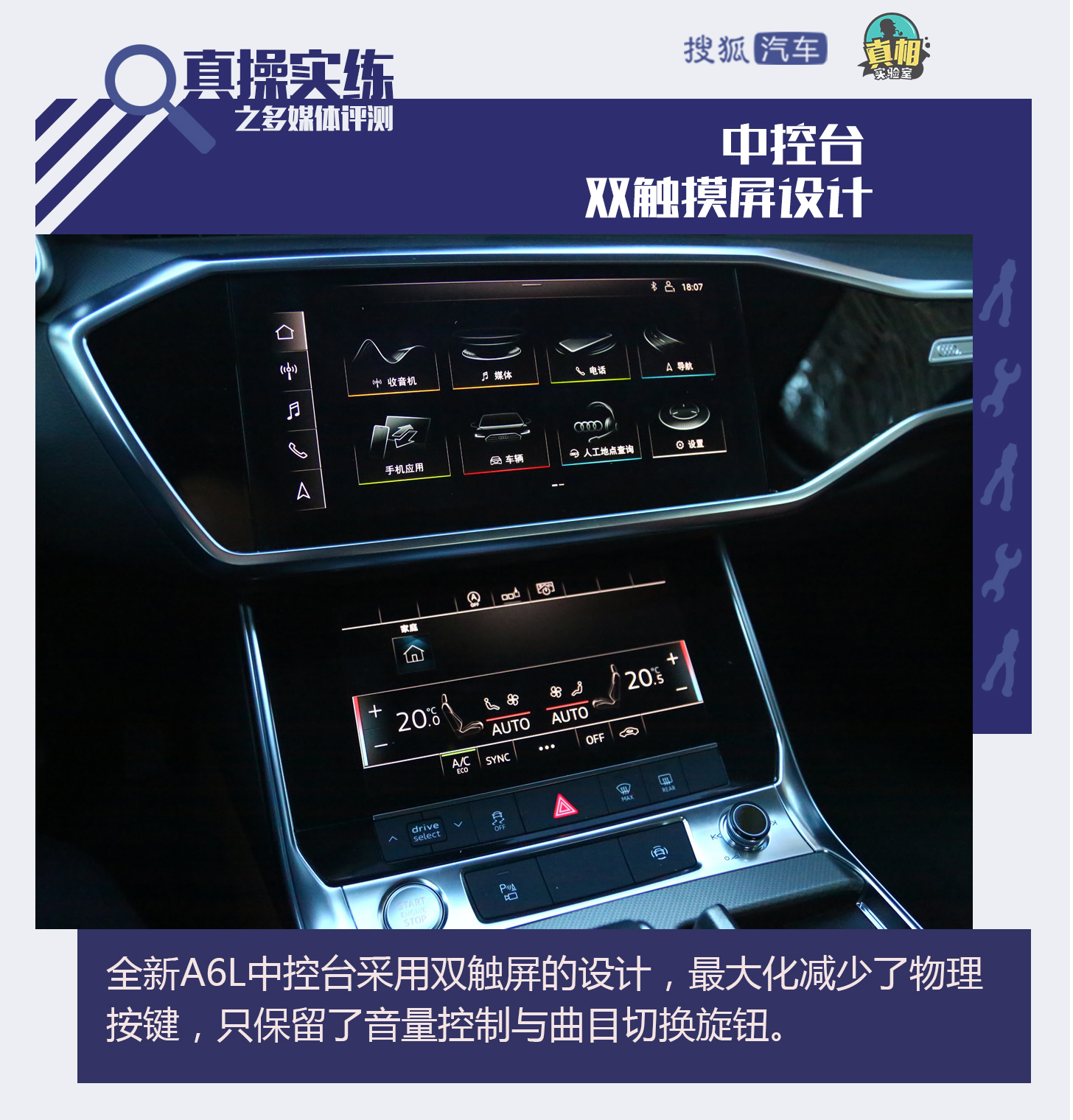 三块大屏能引发新一轮跟风模仿吗?全新奥迪A6L多媒体系统体验