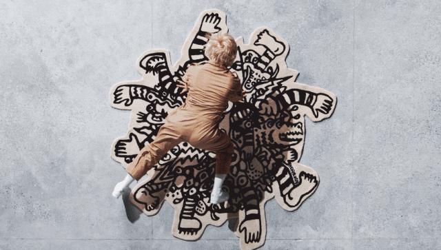 宜家地毯二手,宜家offwhite地毯