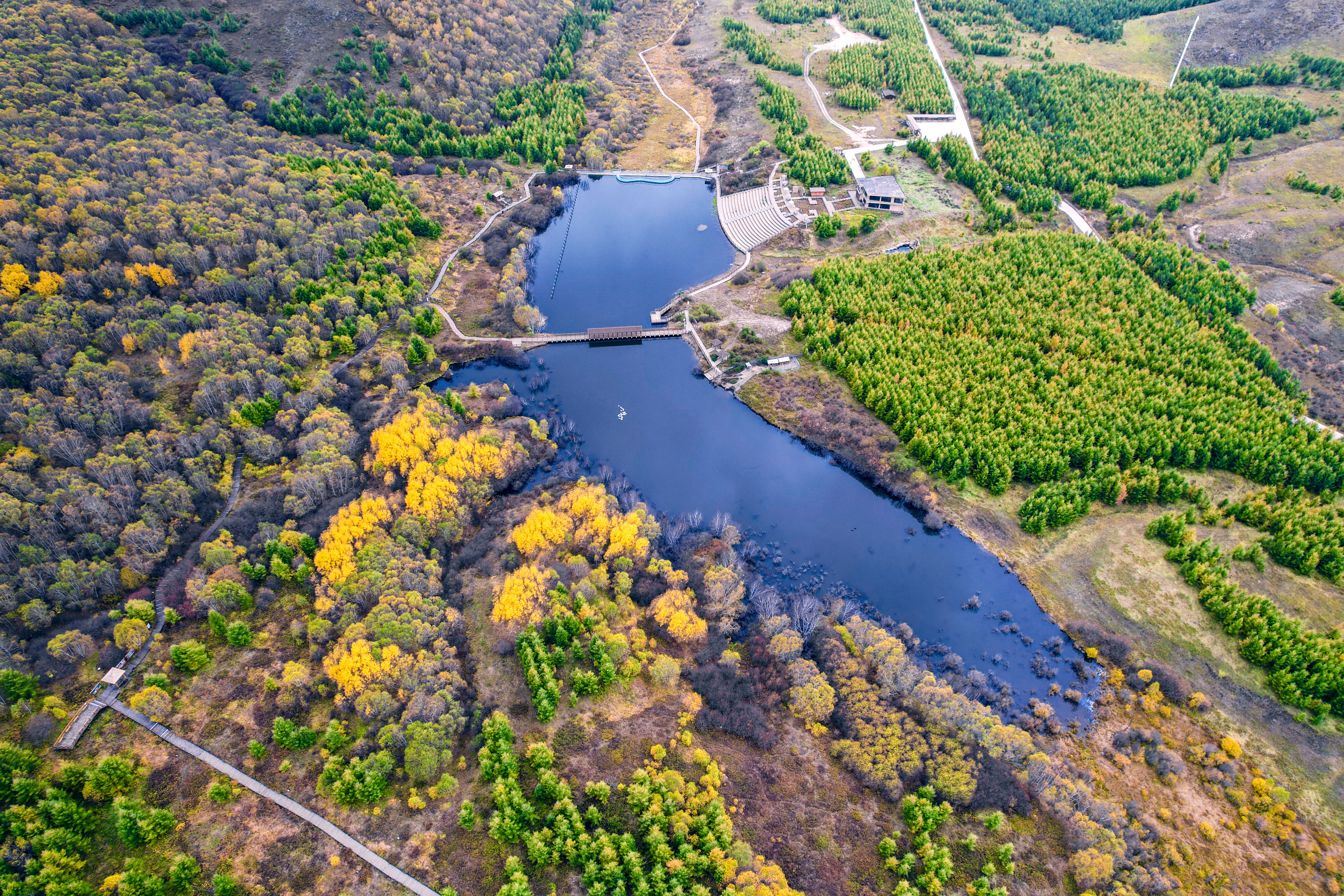 丰宁神仙谷七彩森林景区地图,丰宁坝上七彩森林游玩攻略