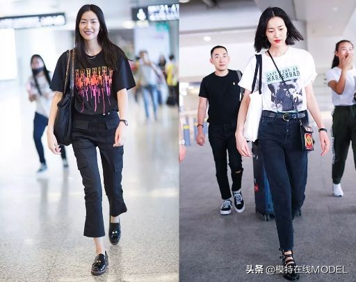 超模刘雯最爱的风格短袖，春天里的万能单品不能少