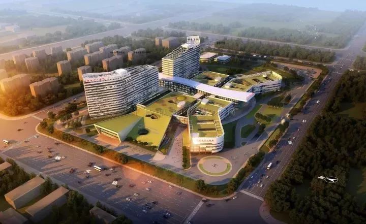 许昌市中心医院新院区绿化,许昌市中心医院新院区指示图