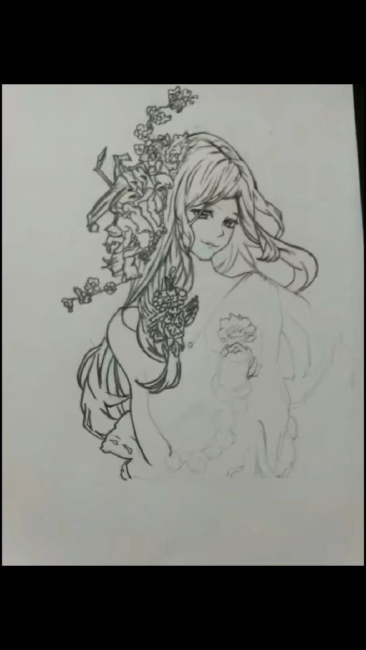 画二次元动漫少女小舞,二次元怎么画超萌女生