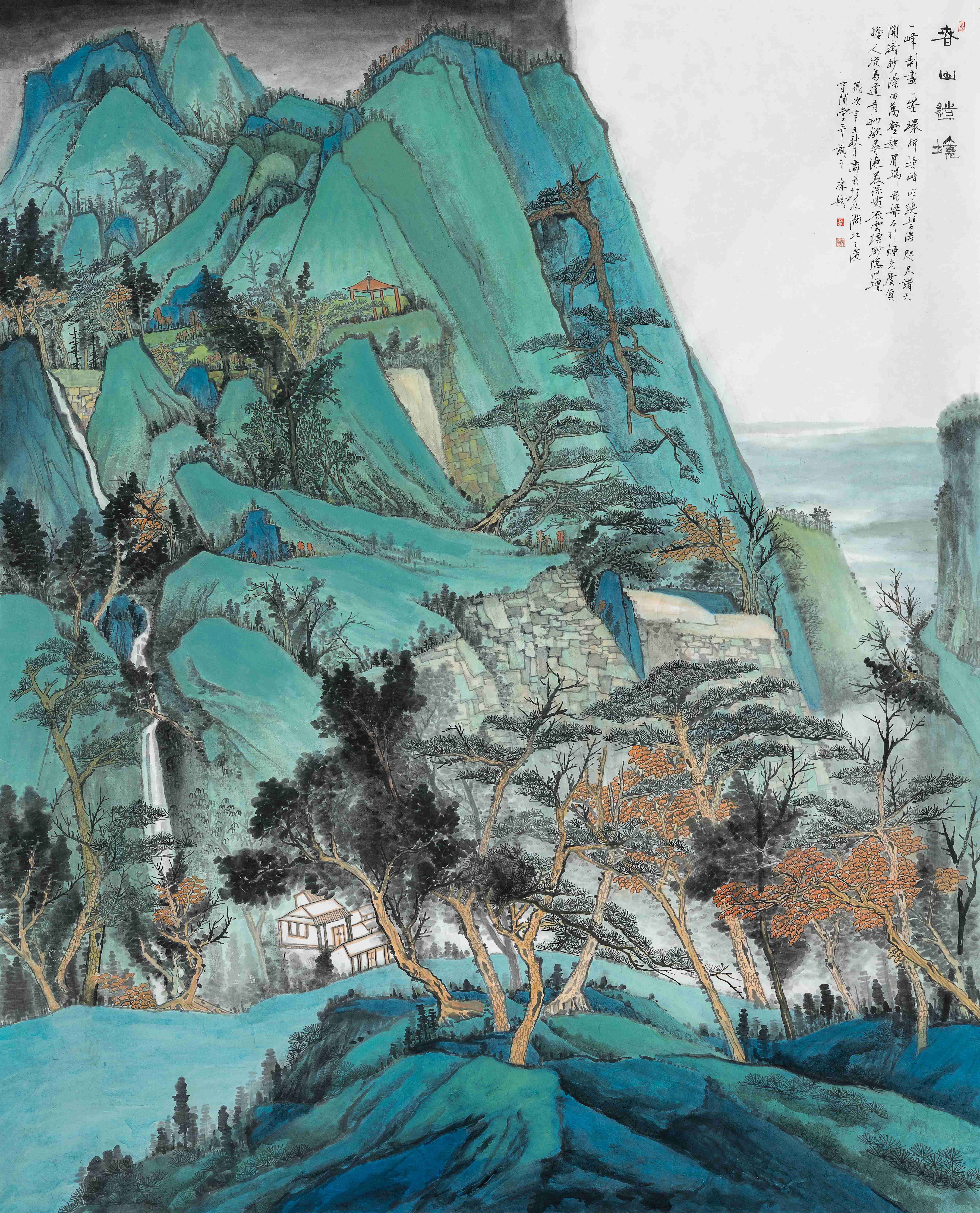 「艺术中国」——易林姣国画山水作品赏析