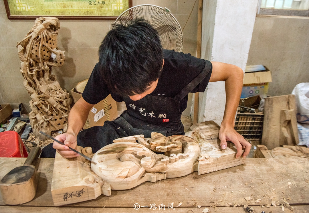 潮州非遗木雕体验,精致的潮州木雕技艺