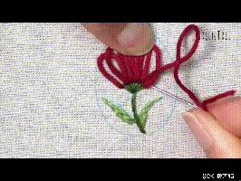 手工毛衣刺绣教程,来个慢动作手工编织零基础教学