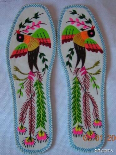 陕西农村手工鞋垫,山西民间纯手工鞋垫