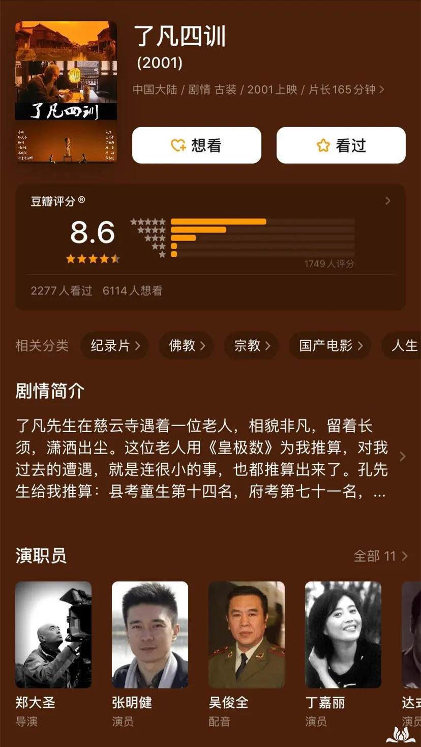 佛教10部殿堂级电影推荐,佛教电影推荐大片9.0以上评分