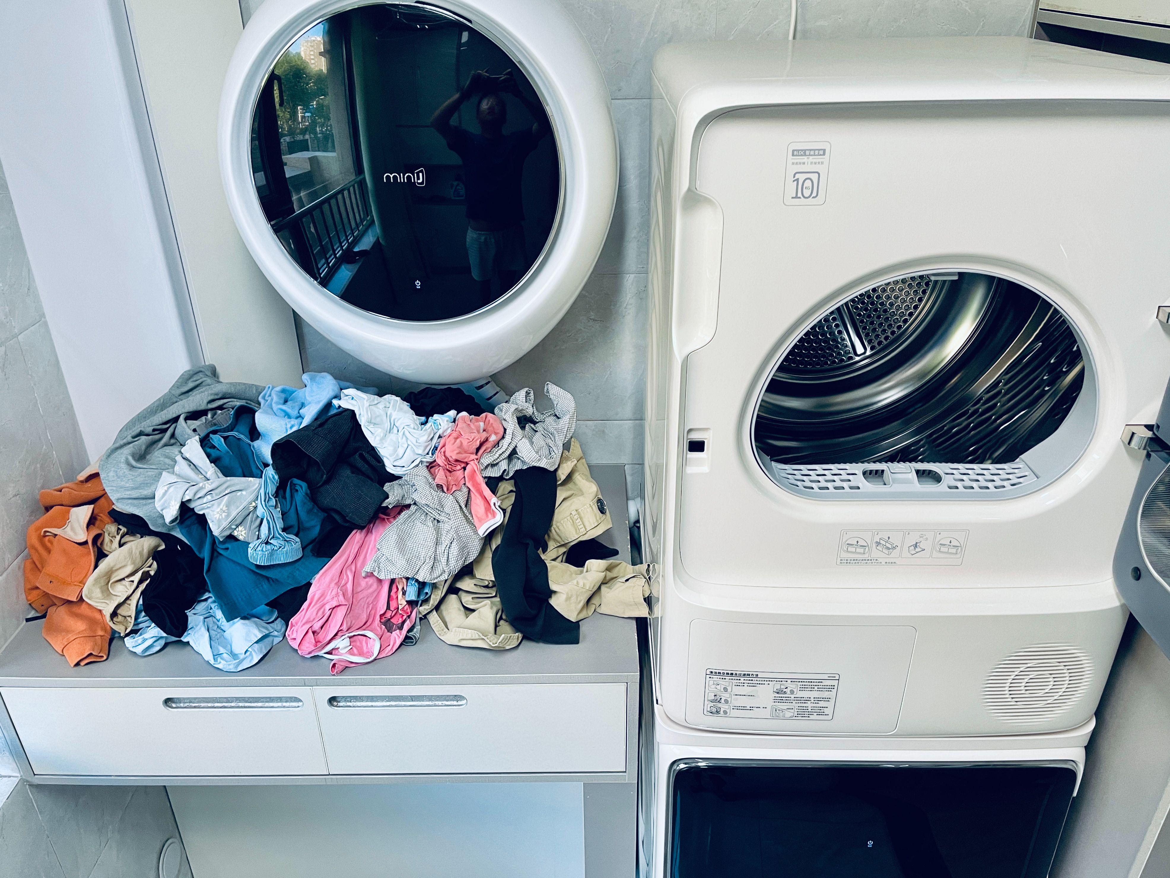 一字型洗衣房怎么布置好看,一平米洗衣房晾衣设计