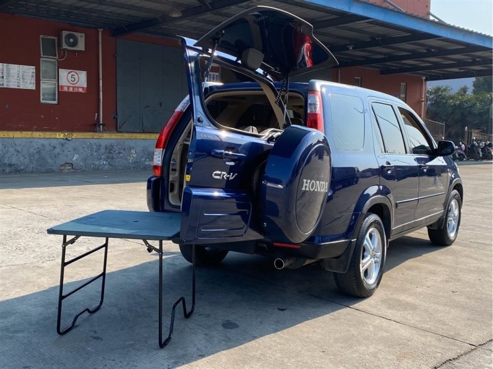 本田13款crv备胎空间,本田crv改装外挂备胎