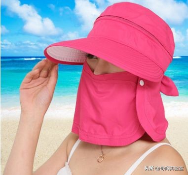 新型女士帽,户外防晒女帽折叠