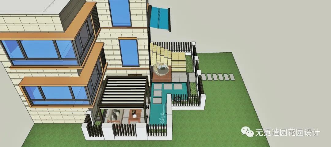 无觅造园：安徽35平宿州上河城外滩的秋水庭