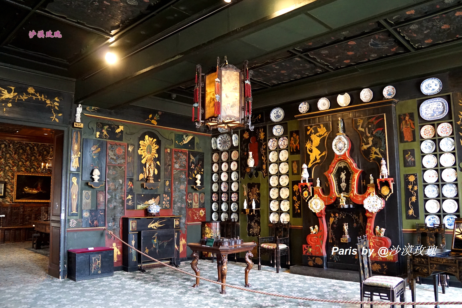 他从未来过中国，却热爱东方文化，为情人亲手设计了“中国沙龙”