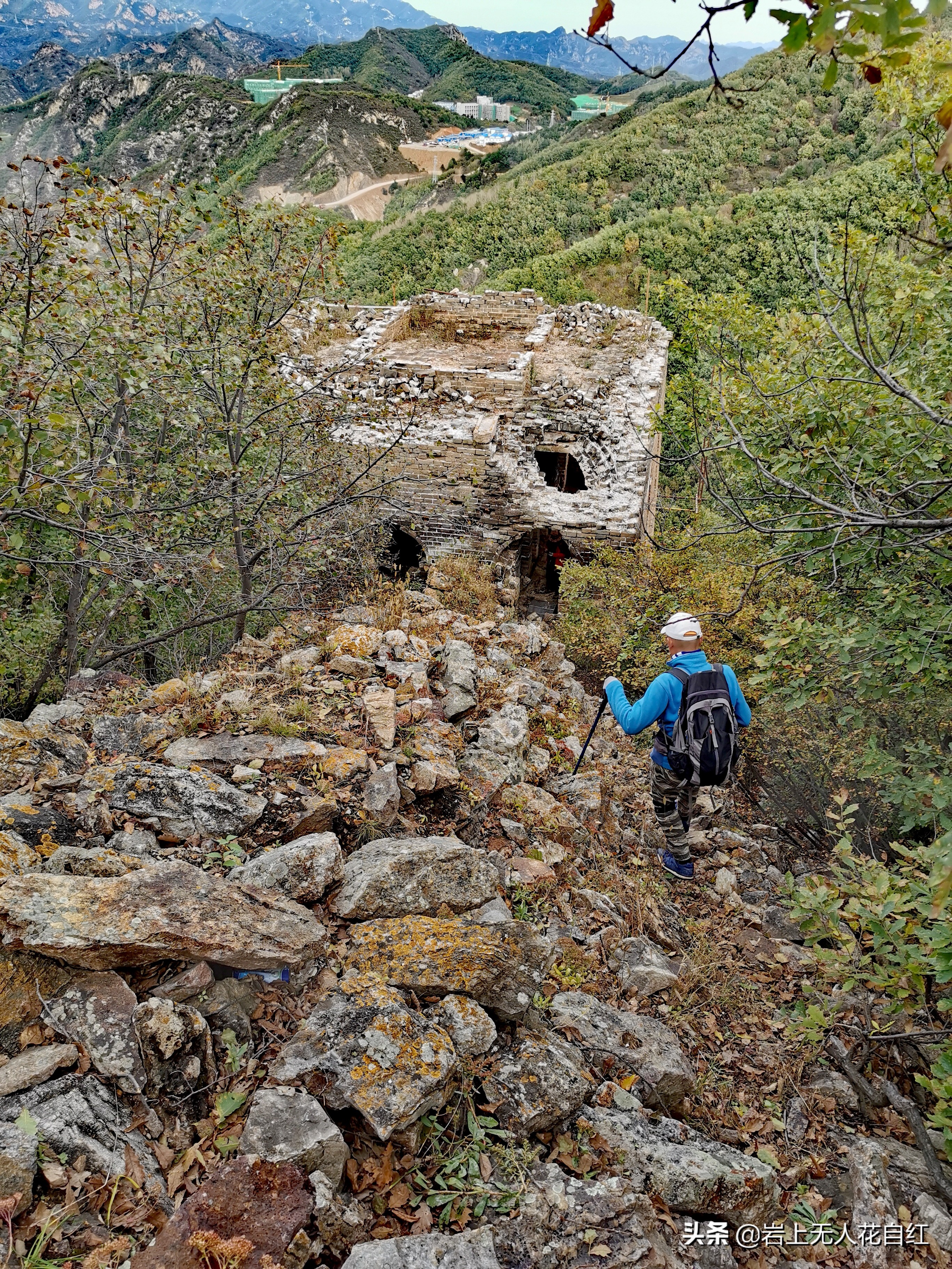司马台东段长城之5：五道梁、倒班岭口之菱形楼、白头楼、水门洞