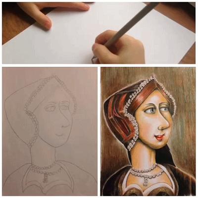 老爸爆改女儿的灵魂涂鸦,登上TED,创造出最有爱的艺术合作!