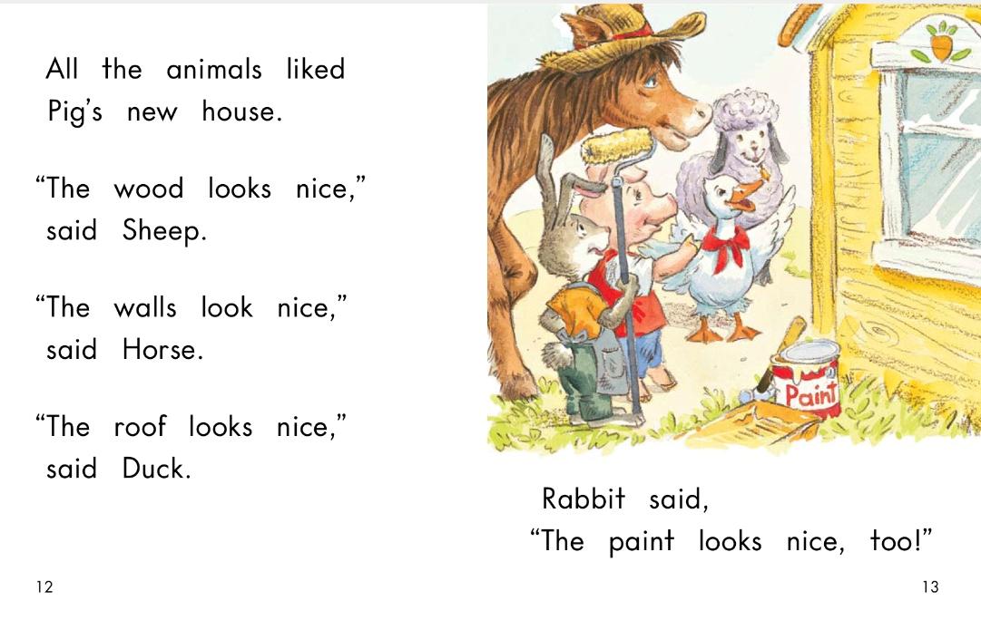 ournewhouse英语绘本,小猪的英语绘本