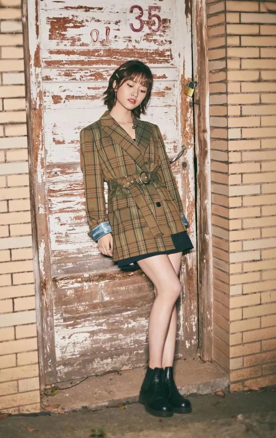 冬季沈月穿搭,沈月水手服