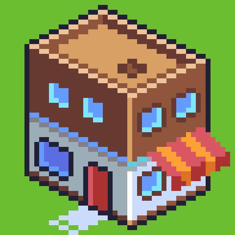 怎么学着画房子结构,像素画教程只用黑色