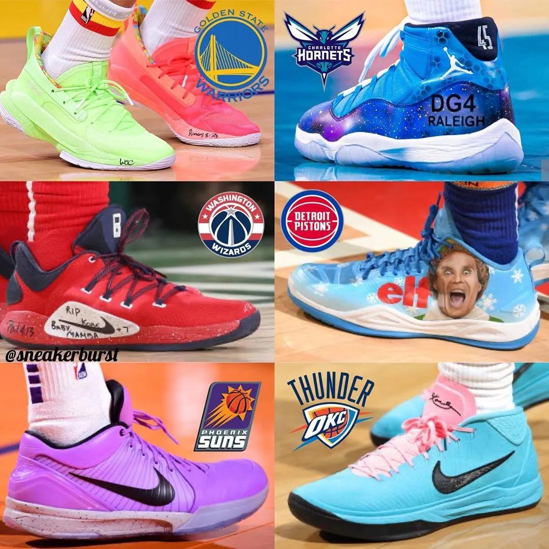 nba球员上脚篮球鞋品牌占比,nba球星上脚最多的球鞋排行榜