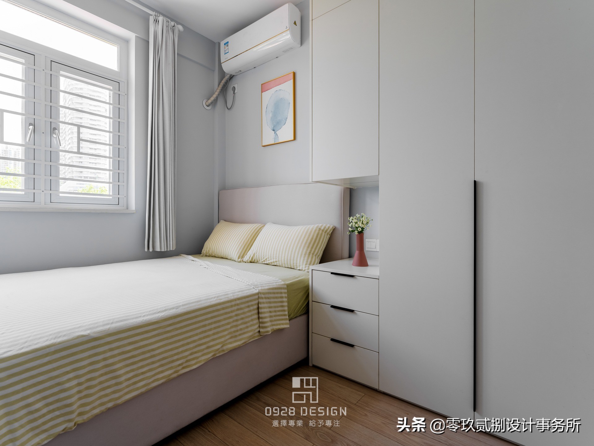 「零玖贰捌设计」65㎡“老破小”格局全改,变身阳光明媚小清新