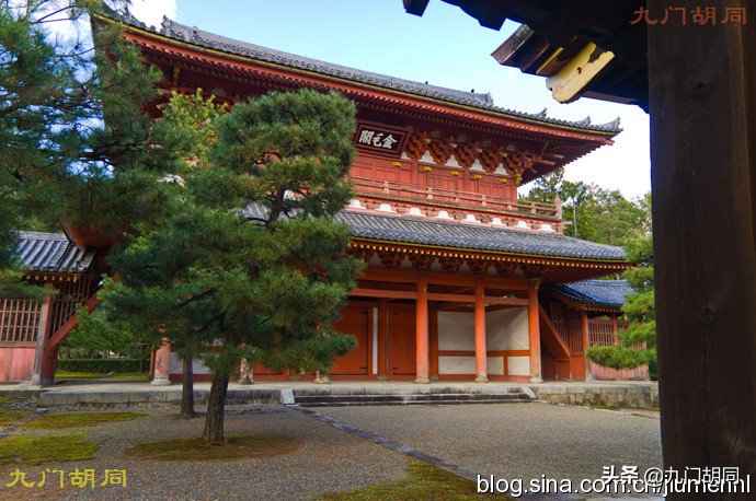 京都大德寺的庭院,织田信长墓地图片大全