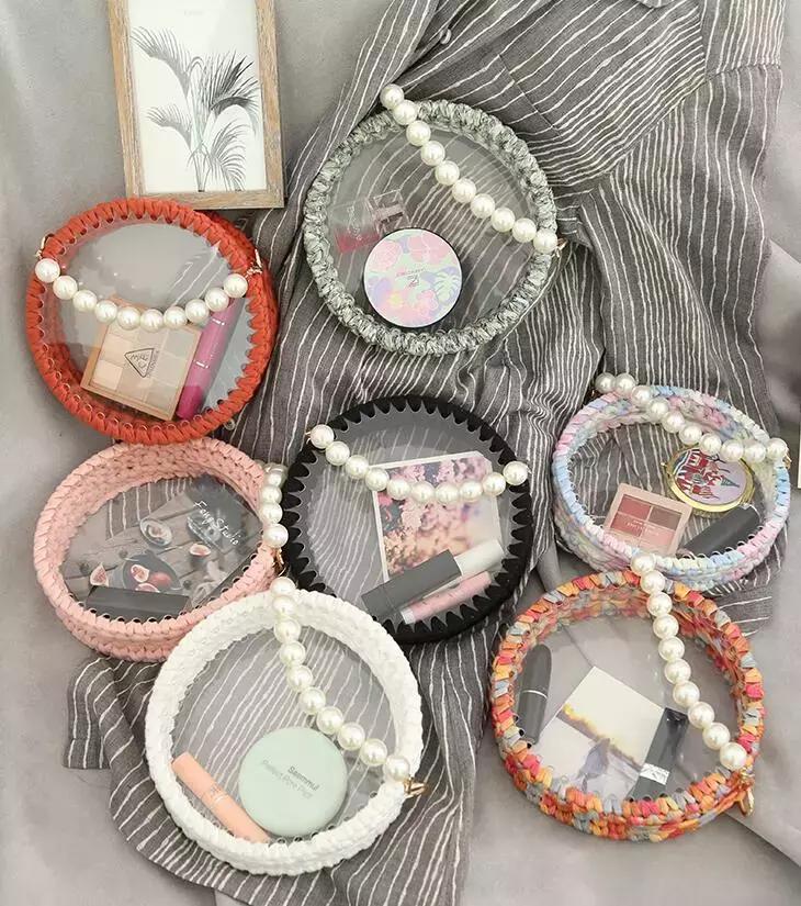 编织小香风材料包,手工diy小香风包编织教程