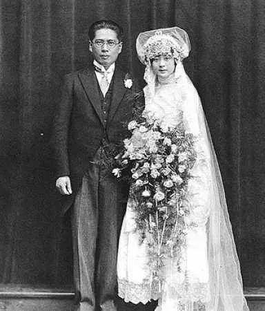 婚纱照民国风军阀婚纱,千年前的婚纱能有多惊艳
