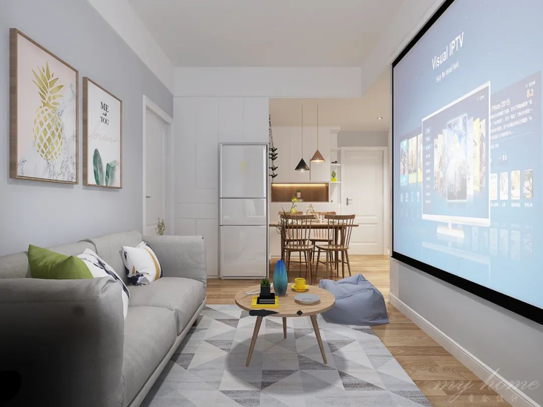 木质地板配圆形茶几还是方形茶几,现代简约茶几网红黑胡桃茶几圆形