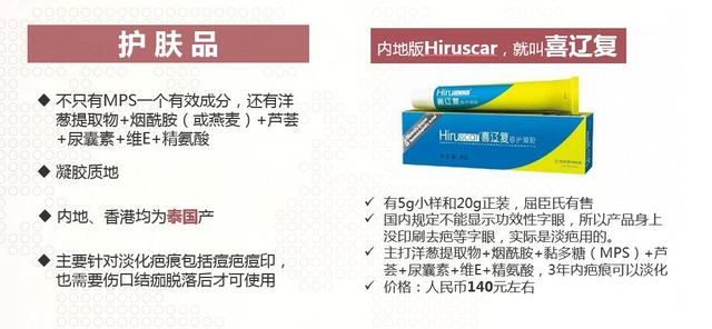 7张图让你看懂,喜辽妥和喜辽复去痘印哪个好