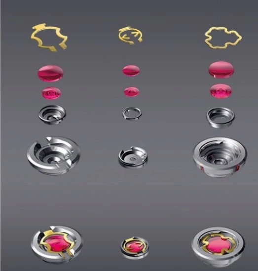 各类腕表机芯避震器,机芯怎么识别