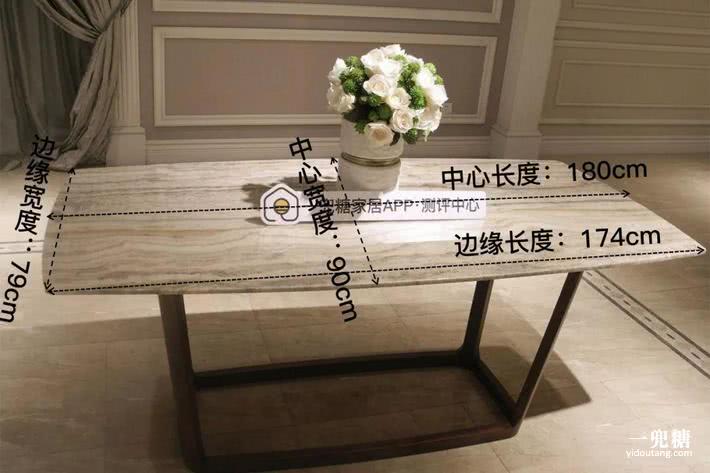 纯天然大理石餐桌黑白灰,大户型大理石餐桌推荐