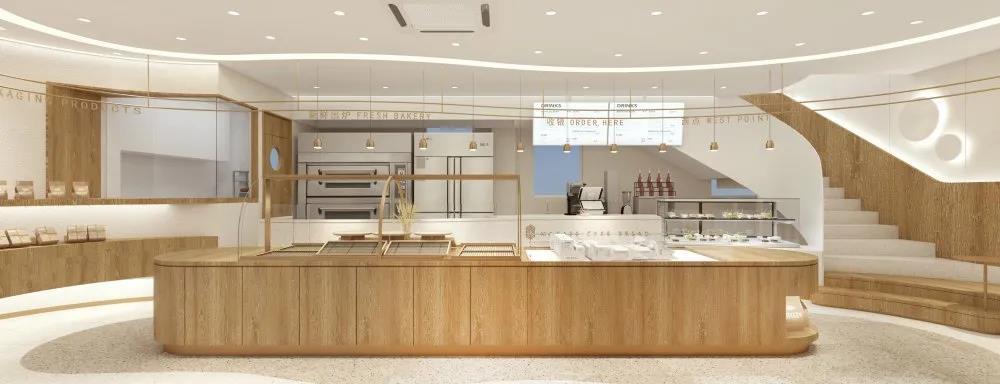 蛋糕店简装修风格图片,新中式蛋糕店极简风格