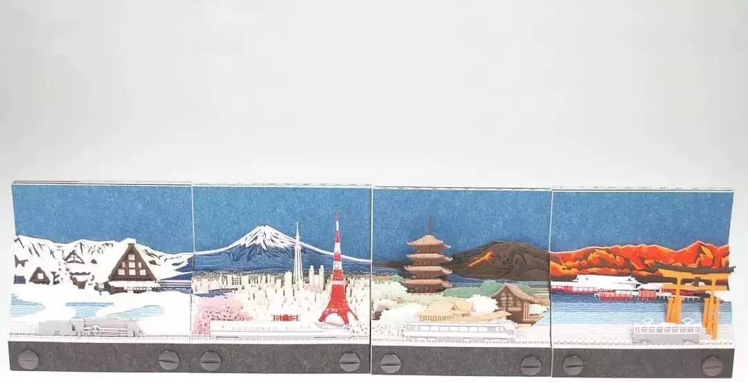 撕出新境界,便签纸又卖断货,除了清水寺居然还撕出了整个日本!