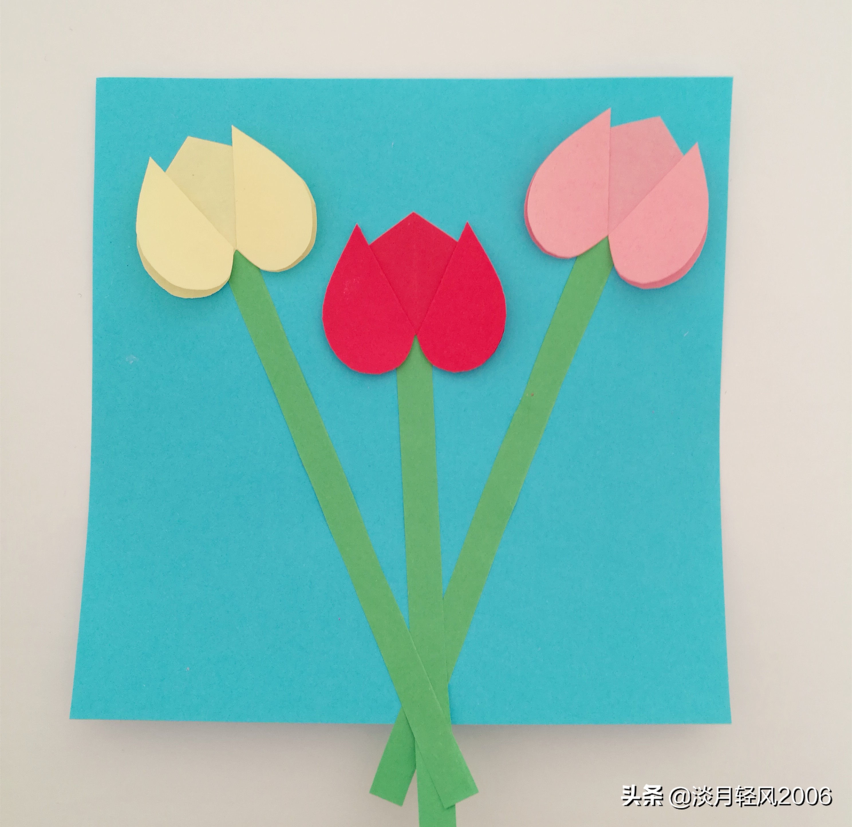 手工教程幼儿园最简单的手工贴画,最简单幼儿手工贴画