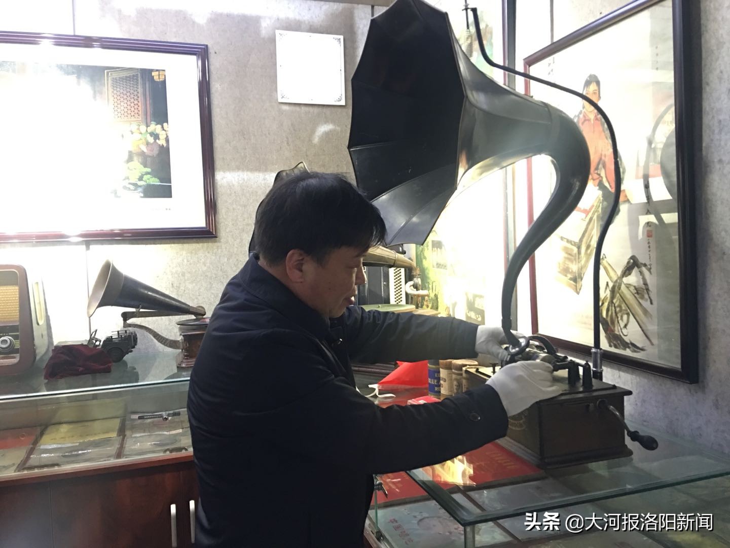 130“岁”依然歌声悠扬，百年留声机现身洛阳