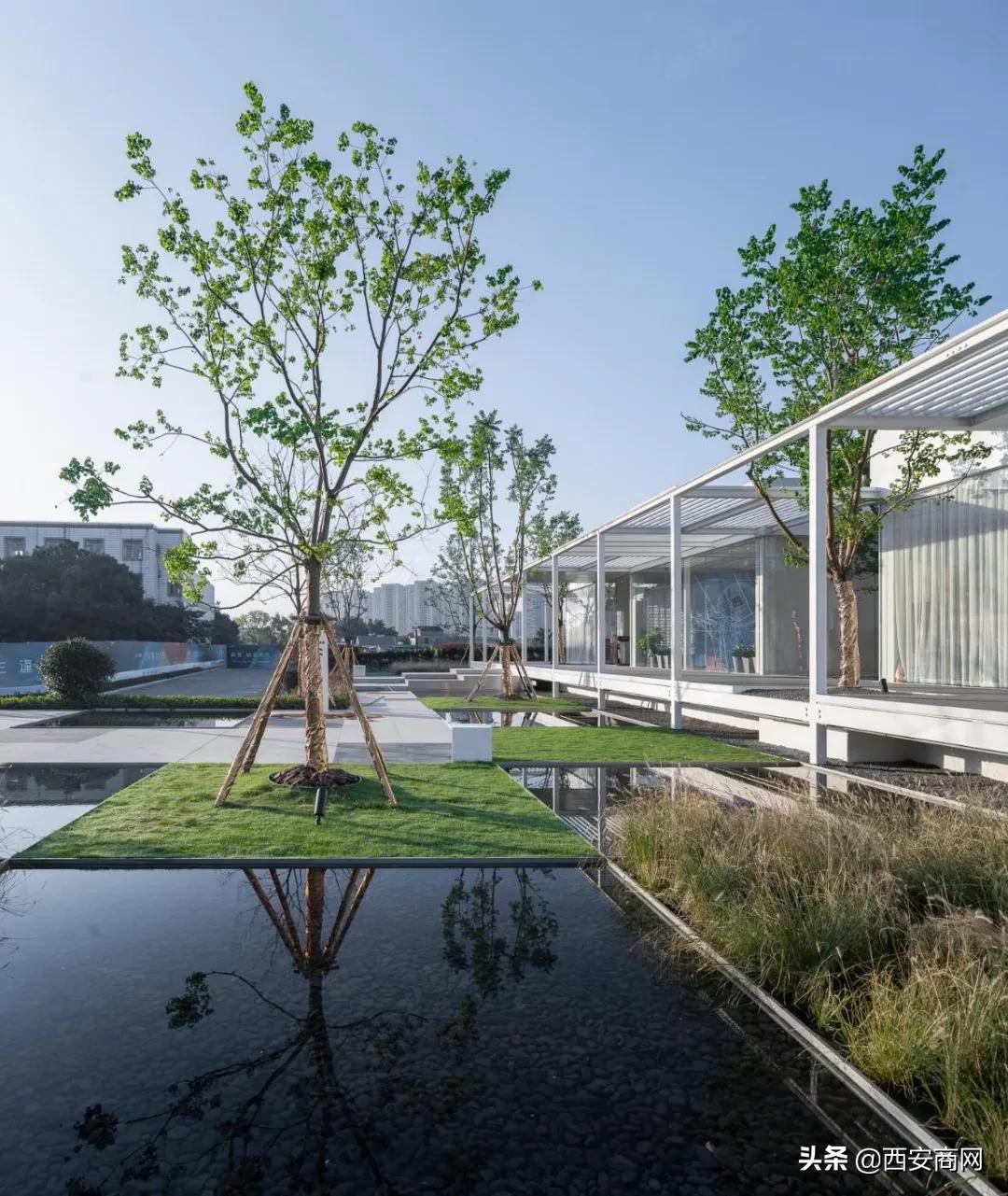 可拆装模块化售楼部,可拆卸装配式售楼中心