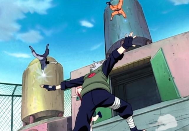 卡卡西救下伊鲁卡,卡卡西在小樱身上贴起爆符