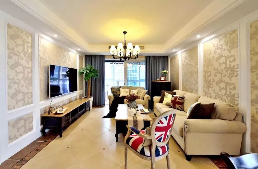 客厅地砖搭配效果图,客厅750x1500瓷砖墙横铺还是竖铺