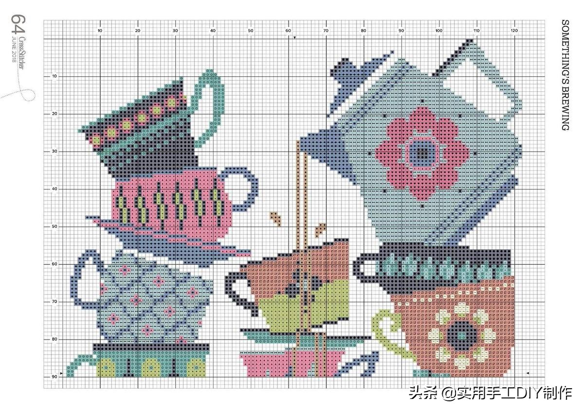 简单的十字绣印花,十字绣可爱图片