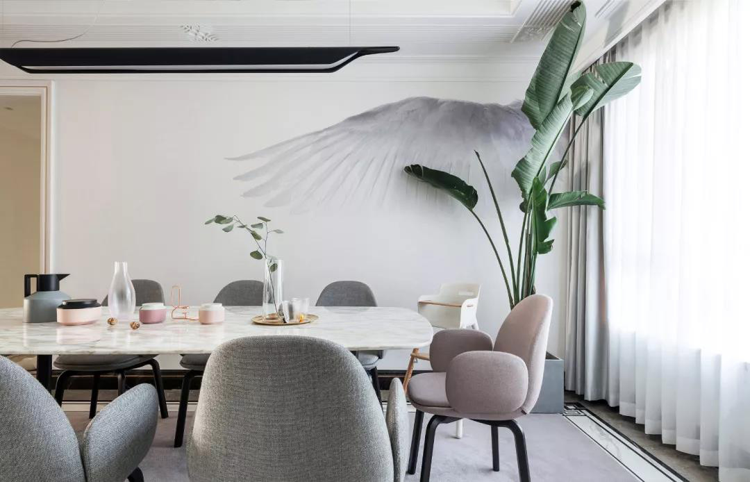 169平复式轻奢风格装修图,169平现代轻奢风装修