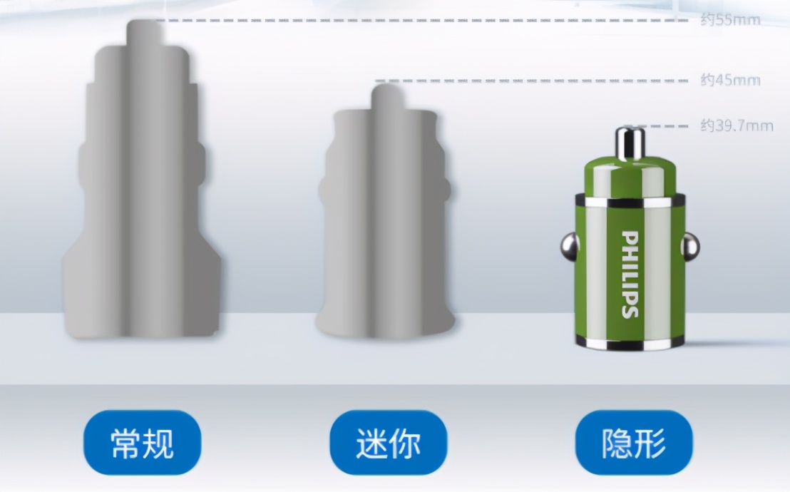 飞利浦45w车充,飞利浦口红车载充电器快充