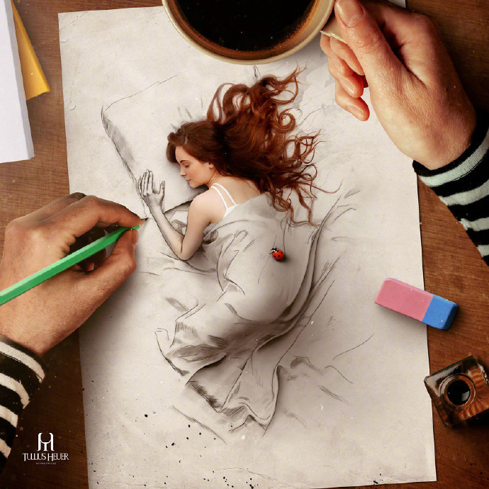 裸眼3d画图片大全,国外最火的3d绘画