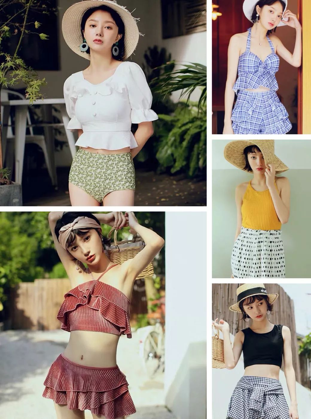 海上旅游必备泳衣有哪些,高颜值海岛度假泳衣无边泳池