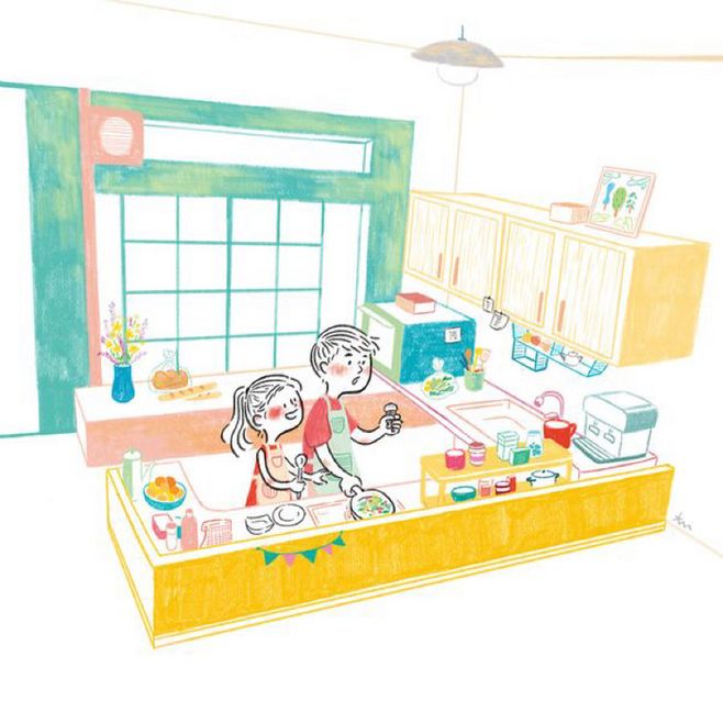 平凡的小幸福，来自韩国艺术家 Chassam