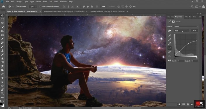 ps人物和风景合成,ps怎么合成有创意的场景