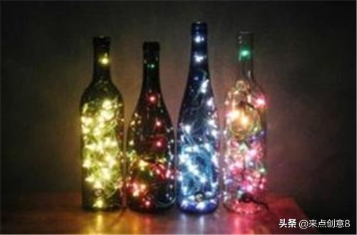 高高的葡萄酒瓶怎么利用,葡萄酒瓶高级创意