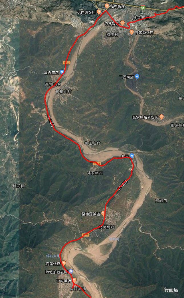 井陉骑行辛庄,井陉测鱼镇盘山路